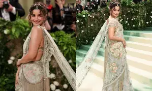 Alia attends MET Gala in Sabyasachi saree that took collective effort of 163 individuals