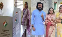Maha LS polls: Sharad Pawar, Chhatrapatis, Riteish-Genelia Deshmukh vote