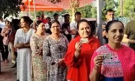 Banaskantha leads with 45.89 pc votes in Gujarat till 1 pm