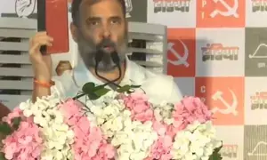 Rahul waves copy of Constitution at Jharkhand rally, says ‘ready to sacrifice life to protect it’