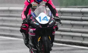 Remarkable debut for Indias Kavin Quintal at 2024 FIM JuniorGP Stk Championship