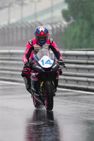 Remarkable debut for Indias Kavin Quintal at 2024 FIM JuniorGP Stk Championship