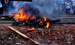 Post-poll violence in Bengal’s Murshidabad continues, shops set on fire