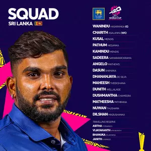 T20 World Cup: Hasaranga to lead star-studded Sri Lanka side as Angelo Mathews returns