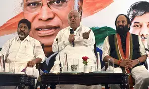 Kharge accuses PM Modi of spreading lies
