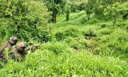 Firing exchanges between security forces and terrorists in J&Ks Poonch