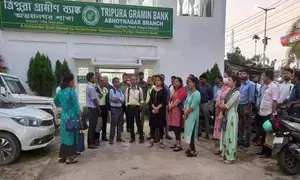 Tripura Gramin Bank secures 2nd position among 43 Regional Rural Banks in India