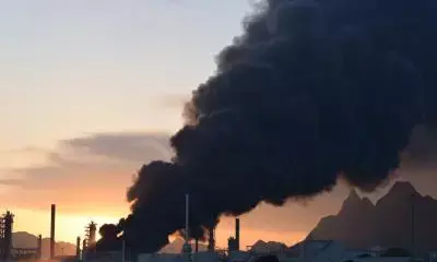 Fire reported after drone attack at Russian oil refinery