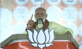 Freedom of speech is at stake in Bengal: PM Modi