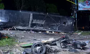 Bus crash kills 11 on Indonesias Java island