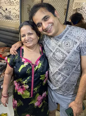 Saanand Verma takes his moms blessings daily; says she taught him good & bad karma
