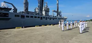 INS Delhi and Shakti make port call at Malaysias Kota Kinabalu