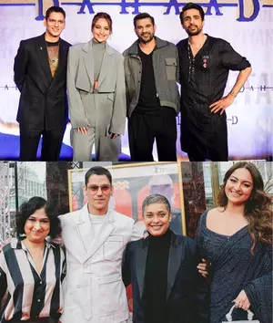 Sonakshi, Vijay celebrate one year of OTT series Dahaad: A big Roaaaaarrrrr