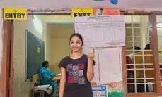 Telangana voter turnout 52.34 per cent, Andhra 55.49 per cent (Afternoon Lead)