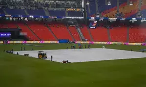 IPL 2024: Bad weather delays toss between KKR v GT at Ahmedabad