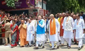 Peace of development in Kashi will get faster, promises PM Modi after filing nomination