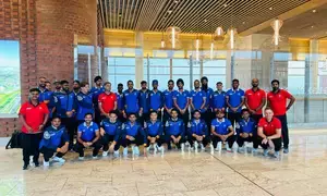 Indian mens hockey team leaves for FIH Hockey Pro League 2023/24 matches in Europe
