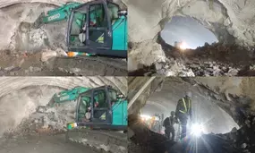BRO achieves breakthrough of 2.79 km Sungal tunnel on Akhnoor-Poonch road