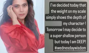 Kajol shares Wednesday wisdom, shows depth of her character
