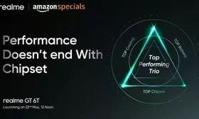 realme GT 6T introduces its top-performing trio