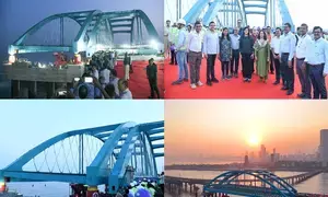 2nd Bow Arch String girder installed to join Bandra sea-link, Mumbai Coastal Road