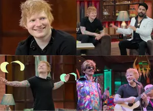 Ed Sheeran sings Bhangra remix of ‘Shape of You’, narrates SRK dialogue in DDLJ pose Ed Sheeran sings Bhangra remix of ‘Shape of You’, narrates SRK dialogue in DDLJ pose