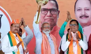 PM Modi targets TMC in UPs Bhadohi