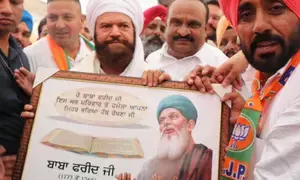 Amid heat and dust of campaigning, BJP’s Hans turns to Sufi music to strike a chord with Faridkots miffed farmers