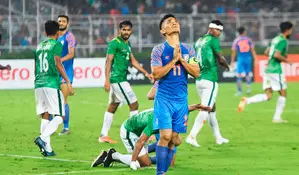 A role model...like MS Dhoni: IM Vijayan, Jay Shah hail Sunil Chhetri