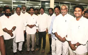 Jagan Mohan Reddy leaves for foreign tour Jagan Mohan Reddy leaves for foreign tour