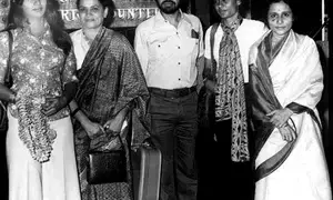When Benegal went to Cannes with Shabana and Smita - and their mothers