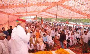BJPs Rao Inderjit Singh makes development his main plank during campaigning in Gurugram