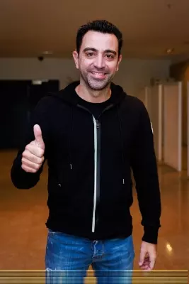Xavi publicly announces he will stay at Barca despite rumours of President Laporta being unhappy
