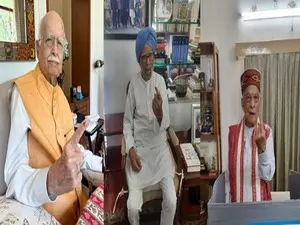LS polls: LK Advani, Manmohan Singh, MM Joshi cast vote from home