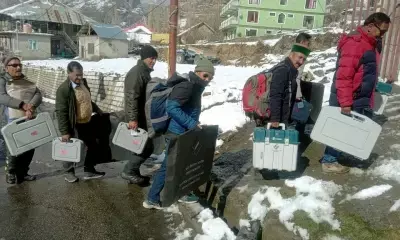 Himachal’s remotest polling station set up at over 2,800 metres