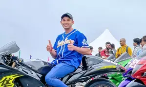 Hemanth Muddappa breaks national record at 10th Vroom Drag meet