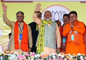 Bengal CM has crossed all limits by maligning saints of iconic institutions: PM Modi (Ld)