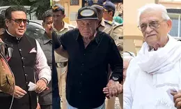 Govinda exercises his right to vote, so do Gulzar and Salim Khan