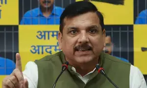 Arvind Kejriwal graffiti: Cops take cognizance, AAP blames BJP