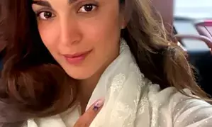 After making her Cannes debut, Kiara Advani lands in Mumbai, goes to vote