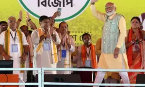 Congress, Trinamool sinking and heading towards inevitable doom, says PM Modi