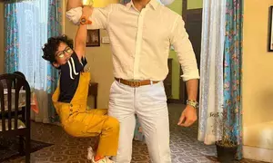 Karan Vohras dumbbell friend is 6-year-old Nihan: I sway him up & down