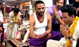 Manoj Bajpayee visits Mahakal temple, seeks Lord Shivas blessings for his 100th film Bhaiyya ji