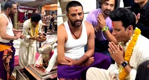 Manoj Bajpayee visits Mahakal temple, seeks Lord Shivas blessings for his 100th film Bhaiyya ji
