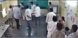 Andhra MLA caught on camera smashing EVM