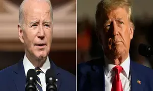 Biden accuses Trump of using Hitlers language in newspaper mock-up