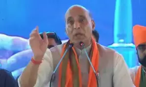 Rajnath takes potshots at Paks praise for Rahul, says PoK will inevitably come to India