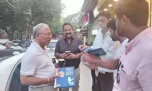 Viksit Bharat Ambassadors show of support for PM Modi with book launch and VBA T-shirts