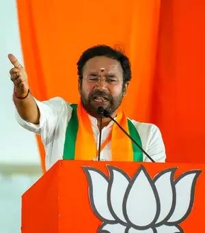 Cong-led govt in Telangana deceiving farmers, says G. Kishan Reddy