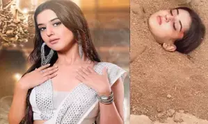 Recalling a burial scene she was in, Riya Sharma says it was a reminder of greatness of life